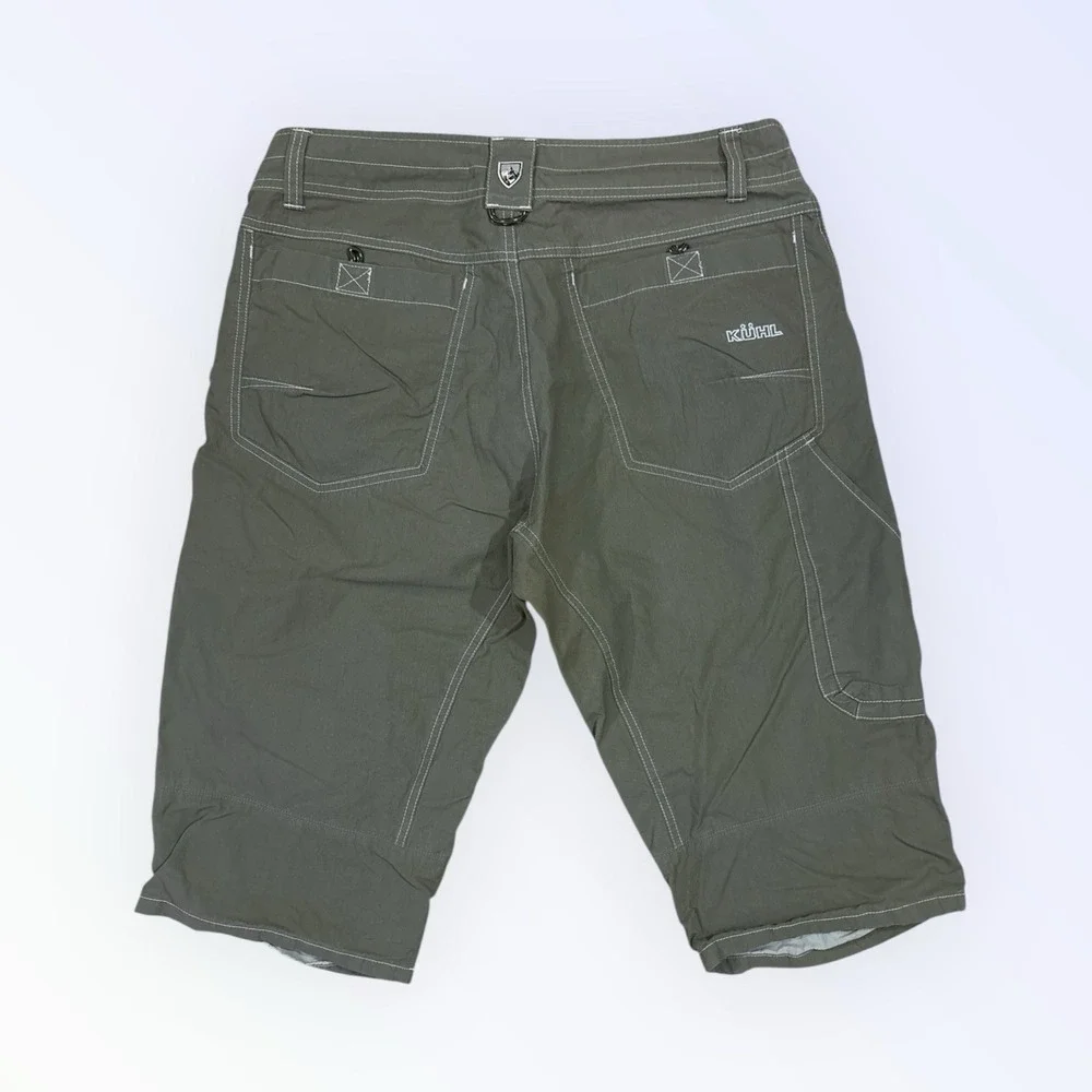 Kuhl Shorts Mens 33 Brown Boulder Vintage Patina Dye 17" Inseam Hiking Cargo - Picture 5 of 6